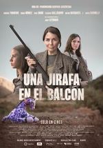 Una jirafa en el balcón